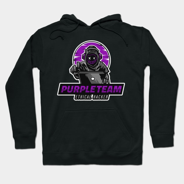 Purple Team | Hacker Design Hoodie by leo-jess